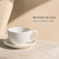 Tasse et soucoupe à expresso en céramique texturée à paroi épaisse pour une présentation professionnelle du café, commandes de couleurs personnalisées, acheteurs en gros