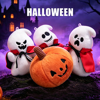 Mainan Boneka Halloween Baru Dekorasi Hantu Pabrik Labu Mini dari Mesin Cakar