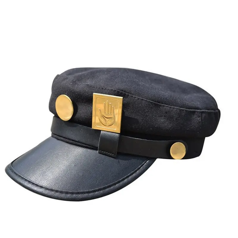 56Cm Cap Voor De Fans Van Anime Jojo 'S Bizarre Adventure Caps En Hoeden Stardust Kruisvaarders Kujo Jotaro Cosplay