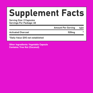 Capsules de Charbon Actif Marque Blanche – Contient 520 mg de Charbon Actif – Capsules de Charbon pour Détoxification Complète - Product Image 2