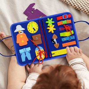 Toddler giáo dục học tập hoạt động cảm giác Hội Đồng Quản Trị cảm thấy Montessori đồ chơi bận rộn Hội Đồng Quản trị cho trẻ em - Product Image 4