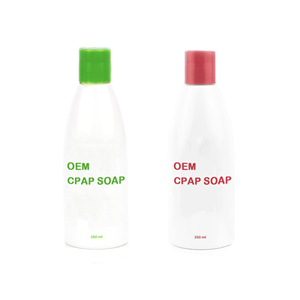 Sapone per la <span class=keywords><strong>pulizia</strong></span> della <span class=keywords><strong>CPAP</strong></span> per tubo flessibile e <span class=keywords><strong>maschera</strong></span> 250mL ogni bottiglia 8.04 oz pacchetto di tè verde-menta e pompelmo-profumo di limone - Product Image 1
