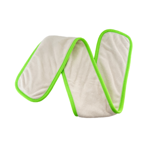 Popok Kain Bayi Lembut, Dapat Dicuci, Daya Serap Tinggi, 6 Lapis Serat Bambu, Kapas Rami, Tencel, Sisipan Popok Prefold - Product Image 6