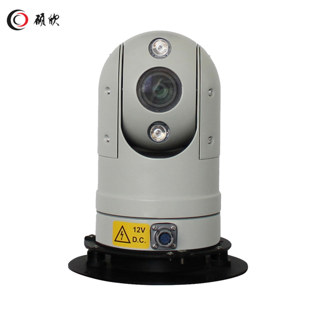OEM LAN 30X Zoom IR Night Vision Outdoor Security IP66 Waterproof IP Vehicle-mounted PTZ Camera for Marine/Robot Dog/Vehicle Use