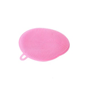 1 pièce Brosse de lavage de vaisselle en silicone, éponge à récurer pour casseroles et poêles, tampon à récurer en silicone, brosses de lavage pour fruits, casseroles et poêles, outil de nettoyage de cuisine - Product Image 5