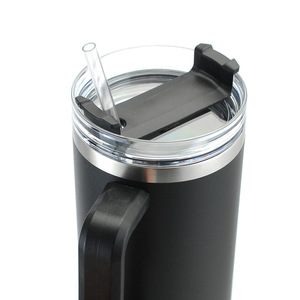 Gobelet isotherme en acier inoxydable 40 oz avec poignée, pour les sports de plein air et la bière - Product Image 3