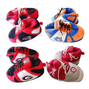 Pantuflas de Casa Cálidas de Invierno Personalizadas al por Mayor, Lindas Pantuflas Deportivas de Felpa para Hombre - Product Image 2