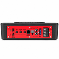 Subwoofer actif de 10 pouces sous le siège de voiture, haut-parleur mono basse puissant pour système audio de voiture avec télécommande