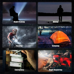 <b>Mini</b> Keychain Light Multifunctional Camping Flashlight USB Rechargeable LED Portable Bright COB Pocket Clip <b>Lantern</b> Outdoor Work - Product Image 4