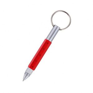4 in 1 Multi Function Ruler Screwdriver Pen With Keychain, <b>Mini</b> Pocket Metric <b>Scale</b> Tool Pen Custom Logo - Product Image 5