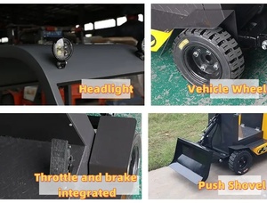 Produits pour les parcs d'attractions Mini enfants Bulldozer enfants vélos électriques tracteurs agricoles voitures jouets interactifs à pièces - Product Image 4