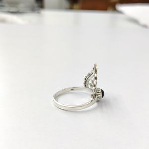 แหวนพลอยออนิกซ์ดำ เงินแท้ 925 แหวนพลอยทำมือ คอลเลคชั่นแหวนเงินคุณภาพ ราคาขายส่ง - Product Image 5