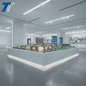 Diorama in miniatura acrilico di costruzione di modello, modello di architettura - Product Image 1