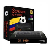 Receptor de TV de Alta Definición Quad Core T2S2 con Puerto Ethernet y WiFi Lanqi, Sistema Operativo Android 15, 1920x1080, en Stock