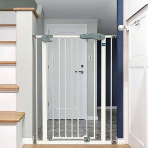 Barrière de sécurité pour bébé en acier robuste avec design multifonctionnel pour les escaliers, la cuisine, utilisation en intérieur, barrière de sécurité pour enfants - Product Image 6