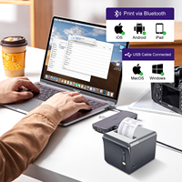 Imprimante thermique sans fil haute performance Milestone P80A 80 mm 203 dpi avec prise en charge des codes-barres pour machine de paiement TPV