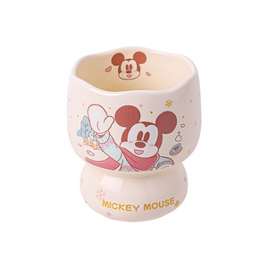 Juego de Tazas de Leche de Cerámica con Diseño de <span class=keywords><strong>Mickey</strong></span> y sus Amigos de <span class=keywords><strong>Disney</strong></span> - <span class=keywords><strong>Taza</strong></span> Infantil con Agarre de Dibujos Animados y Caja de Regalo para Bebés y Familias - Product Image 5