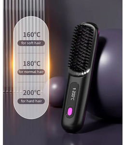 El peine de pelo liso de calentamiento rápido se calienta en 30 segundos, lo que permite un peinado rápido al salir en una emergencia - Product Image 4