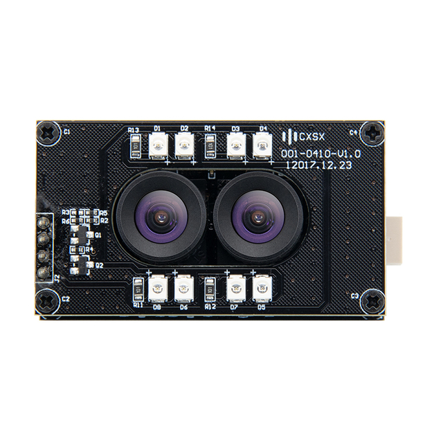 No Distortion UVC OV2710 USB 2.0 Plug and Play Dual Lens Face Recognition HD 1080P 30fps Fixed Focus Binocular Camera Module
