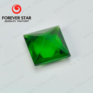 Gema Suelta Octogonal de Diopsido Cromo Verde de Alta Calidad AA Natural Forever Star con Certificación NGTC 5*5 - Product Image 2