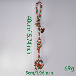 Beste ontwerp duurzame milieuvriendelijke polyester touw kerst hondenspeelgoed sets groothandel seksspeeltjes voor honden - Product Image 6