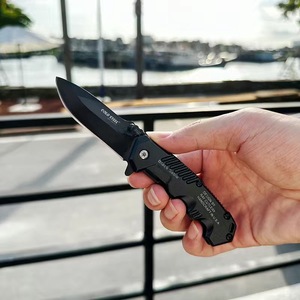 <span class=keywords><strong>Couteau</strong></span> pliant d'extérieur - <span class=keywords><strong>Couteau</strong></span> tactique multifonction de survie en milieu sauvage pour le camping, mini, haute dureté, pour l'autodéfense et <span class=keywords><strong>la</strong></span> découpe de fruits - Product Image 6