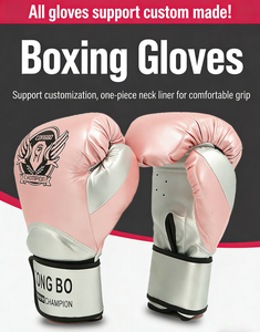 <span class=keywords><strong>Guantoni</strong></span> <span class=keywords><strong>da</strong></span> Boxe in Pelle e PU Impermeabili all'Ingrosso con Logo Personalizzabile per Sport, Palestra, Uso Domestico e Allenamento di Arti Marziali - Product Image 4