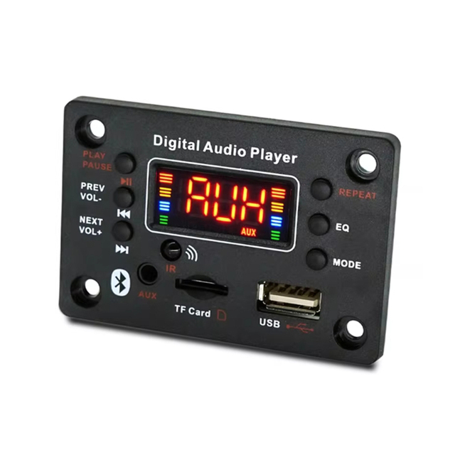 DC7-25V 2 * 40W Audio Decoder Board Car MP3 Decoder Board BT 5.0 FM APE FLAC Decoder Board Supports FM USB SD