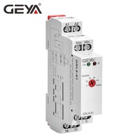 Interrupteur de contrôle de niveau sur rail DIN GEYA GRL8-02 avec sonde de niveau d'eau, relais de commande CC AC/DC24-240V pour interrupteur basse tension