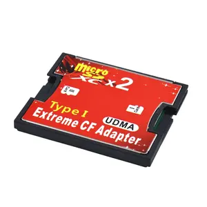 TISHRIC ไมโคร SD TF ถึง CF อะแดปเตอร์สําหรับ MicroSD SDHC SDXC ขนาดกะทัดรัดแฟลชประเภท I เครื่องอ่านบัตรหน่วยความจําตัวแปลง