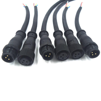 2, 3, 4, 5, 6, 7, 9 Pin IP68 M12 impermeable conector de alimentación Sp13 Cable