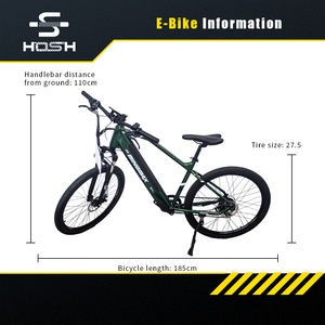 27.5 inch 7 tốc độ xe đạp leo núi điện với màn hình LCD hiển thị và phía trước Hệ thống treo ngã ba - Product Image 2