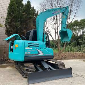 Excavatrice d'occasion Kobelco Sk75 7 tonnes 8 tonnes, excavatrice Kobelco75 d'occasion pour travaux de construction - Product Image 2