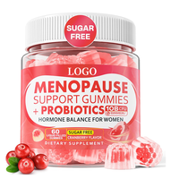 Gummies pour la ménopause en marque privée ODM/OEM, efficaces pour soulager les symptômes de la ménopause, les bouffées de chaleur et favoriser l'harmonie hormonale