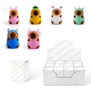 Nuovo prodotto di vendita caldo Capybara Capibala animale elasticizzato vestito Squishy up TPR giocattolo - Product Image 6