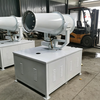 350 °   Cañón de Niebla Giratorio Automático / Pulverizador de Agua, Equipo Industrial de Control de Polvo para Minería, Construcción y Canteras