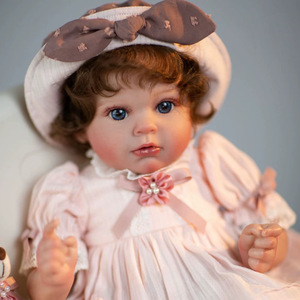 Hot Selling Soft Vinyl Reborn Baby <strong>Doll</strong> Educational Toy Artistic Design Fashion Toddler Gifts Set with Plush Toys - Product Image 2