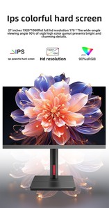 คอมพิวเตอร์ออลอินวันคุณภาพสูง OEM ขนาด 23.8 นิ้ว FHD IPS กล้องแบบยืดหดได้ ขาตั้งปรับได้ รองรับ win10/11 สำหรับธุรกิจ - Product Image 2