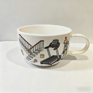 Tasse à café en céramique personnalisée faite à la main en porcelaine peinte à la main - Tasse à motif photo personnalisé pour cadeaux de vacances - Product Image 3