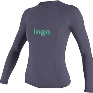 Women's Custom Long Sleeve <b>Compression</b> <b>Shirt</b> With Logo Sublimated Sun Protection Rashguard Design Your Own Gym Rash Guard - Product Image 6