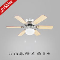 Ventilateur de plafond innovant 1stshine de 32 pouces avec télécommande, de qualité commerciale, personnalisable OEM/ODM, à économie d'énergie, avec lumière LED