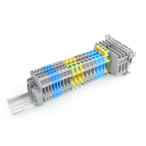 QUKJ-35JD USLKG 35ขั้วพื้นดิน690 V 0.75 - <span class=keywords><strong>50</strong></span> Mm2 DIN เรลเทอร์มินัลบล็อก2-ติดต่อสปริงกรงดิน - Product Image 3