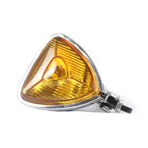 Triangle Head Light Motorcycle Headlight Lamp for Custom Motorcycle Chopper Bobber Harley XS650