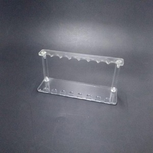 Support à 8 compartiments en acrylique transparent écologique pour stylos et crayons à sourcils, organiseur de pinceaux de maquillage, montage facile pour l'école, le bureau, la maison, le <span class=keywords><strong>magasin</strong></span> - Product Image 5