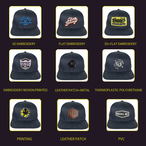 Casquette de baseball <span class=keywords><strong>Elite</strong></span> pour hommes sur mesure style américain casquette de camionneur plate Bill Snapback motif imprimé léopard bord incurvé coton - Product Image 4