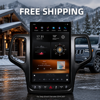 Pour Jeep Grand Cherokee 2014-2021, écran de lecteur DVD radio 12,95 pouces, Snapdragon665, stéréo Android personnalisé, vente en gros, HD 4G