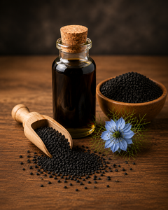 Aceite de Semillas Negras Orgánico de Primera Calidad, Aceite Natural de Nigella Sativa Prensado en Frío, Suplemento Herbal para la Salud y el Bienestar - Product Image 2