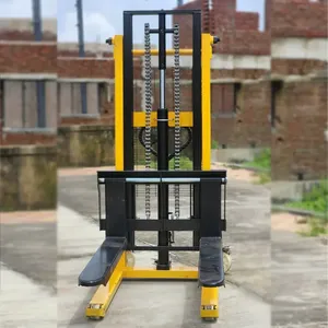 Hand operated <b>pallet</b> stacker hydraulic lifting machine for warehouse and industrial use - Product Image 1