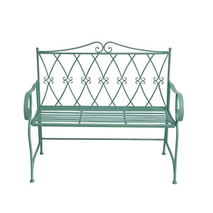 Honhill — banc de jardin pliable en fer forgé, accessoire d'extérieur pour Patio, Style français, nouveau Design, - Product Image 5