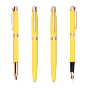 Stylo à bille métallique brillant et coloré, personnalisé, minimaliste, pour jeunes et enfants, idéal comme cadeau d'affaires - Product Image 4